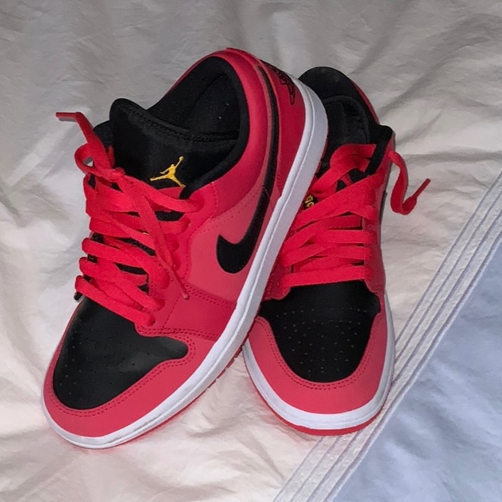 Pink and Navy Air Jordans